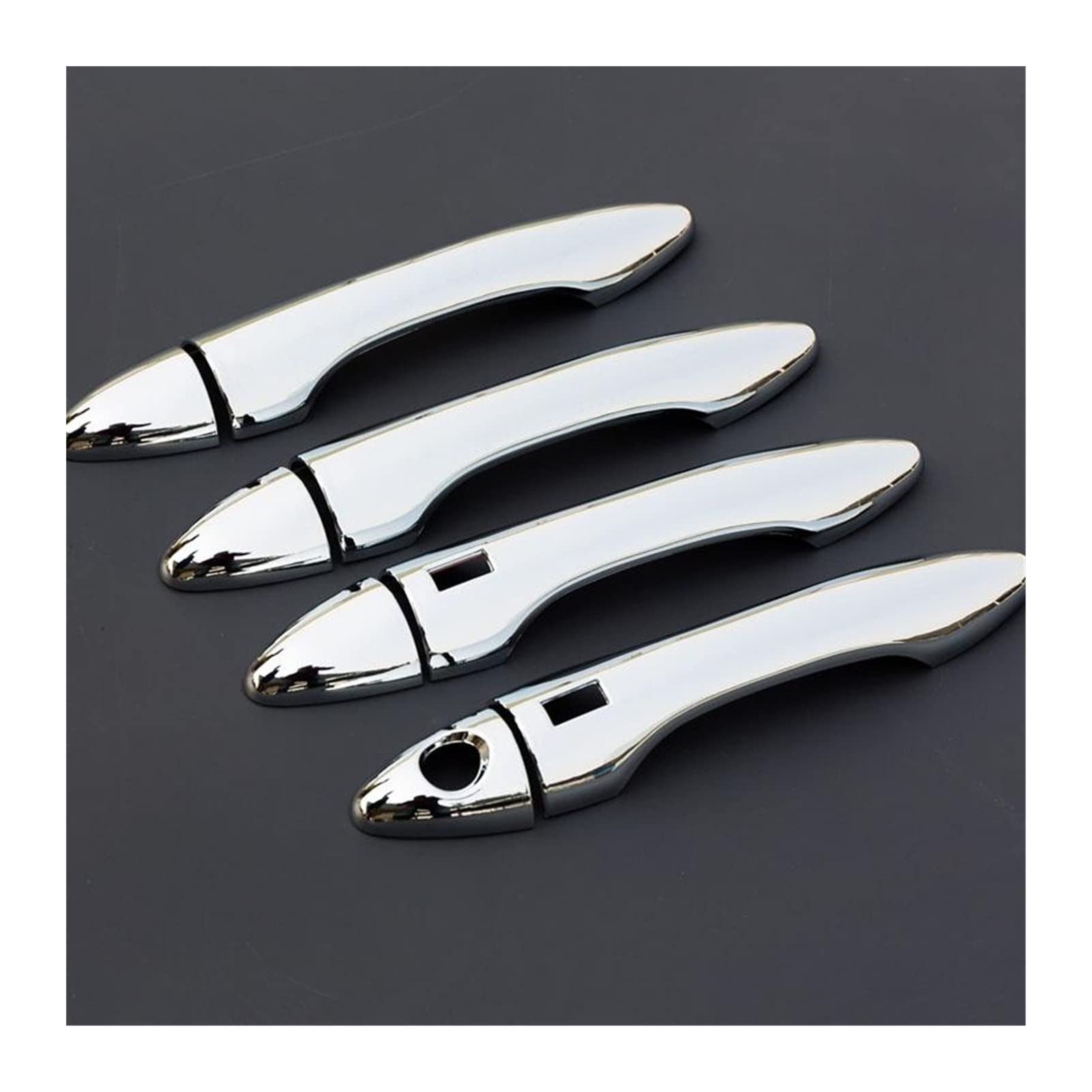 Rinkteea 1 Exterior Car Door Handle For Hyundai Ix35 2009-2014 Chrome Car Door Handle Cover Trim Sticker Styling(1)