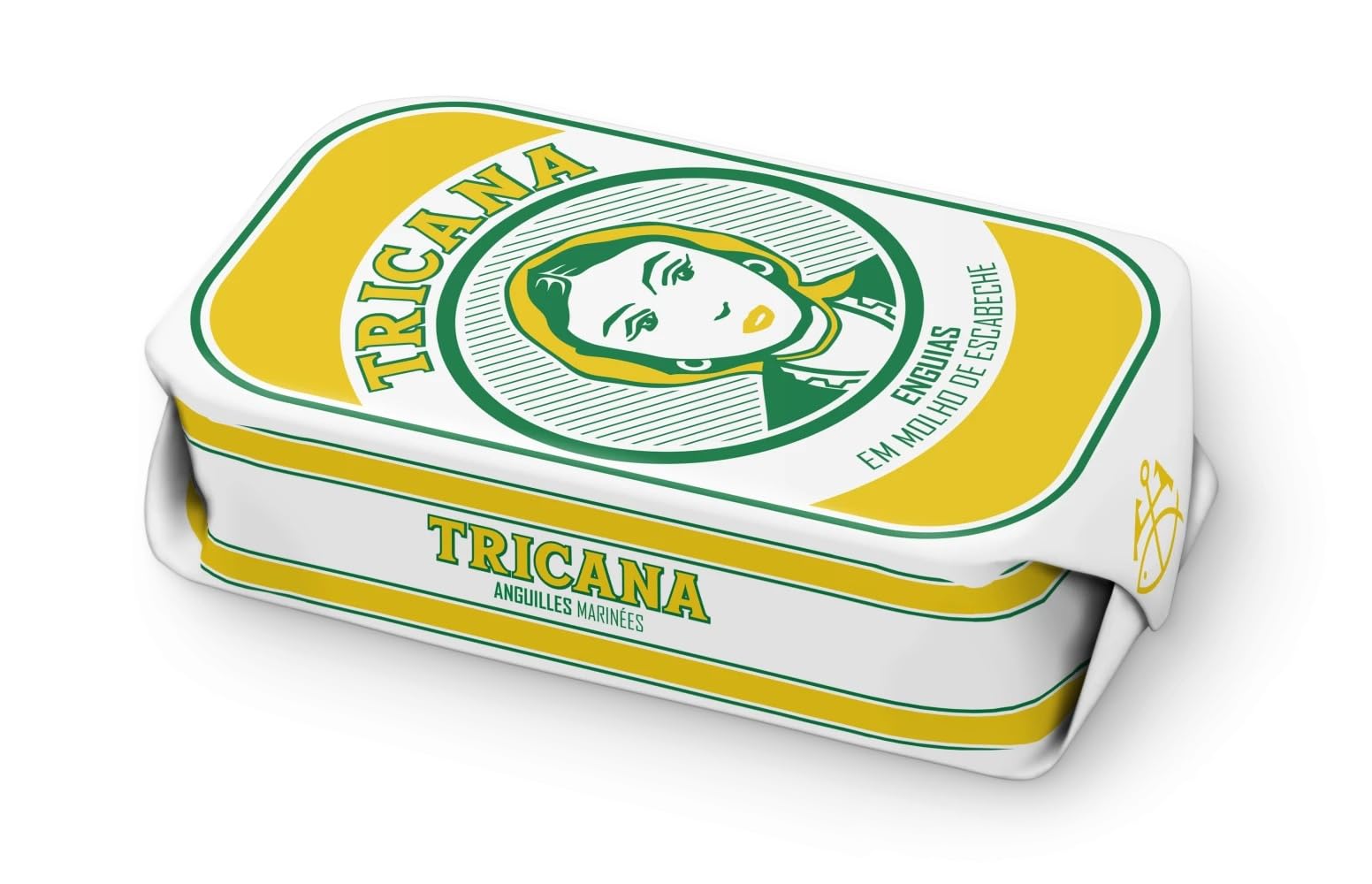 Tricana - Anguille in salsa marinata / Prodotto Gourmet del Portogallo - 5 x 120 gr Pack