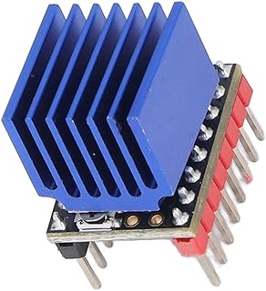 Módulo ultra silencioso do driver do motor de passo UART com acessório de dissipador de calor para impressora 3D