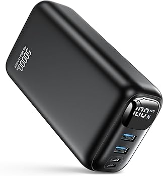 Amazon | モバイルバッテリー 大容量 【50000mAh大容量&3台同時充電