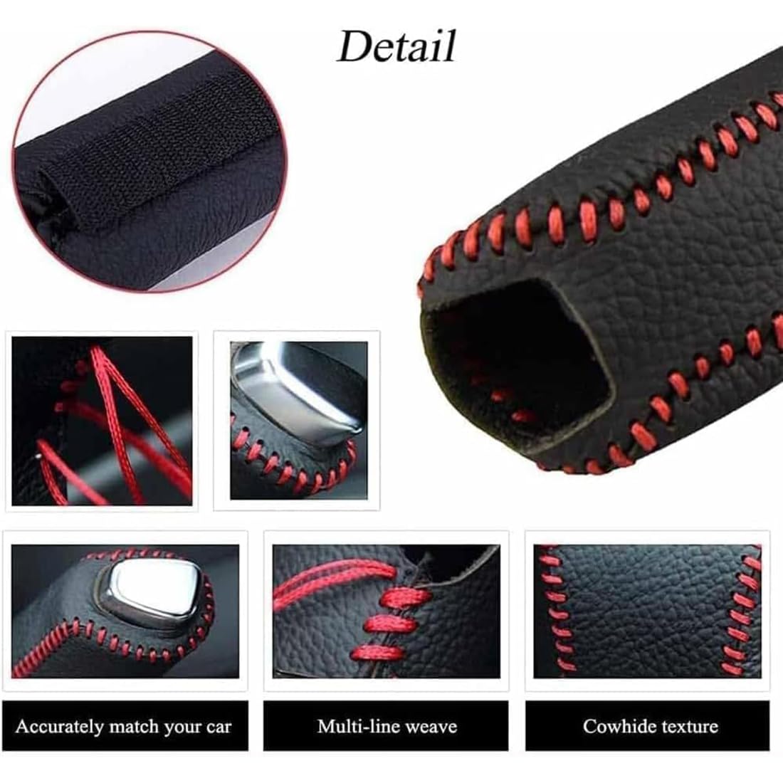 Funda Freno de Mano Coche para Kia Sorento 2004 2005 2006 2007 Funda Palanca Freno de Manoprotector de Mango Cubierta Manija Freno Mano,B
