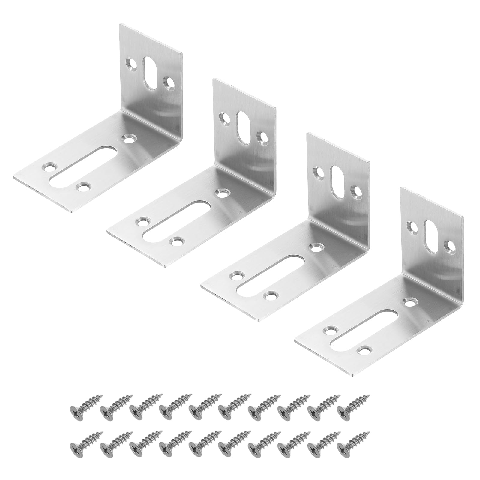 Support d'angle pour meuble instable et renforcement d'étagères en bois en L