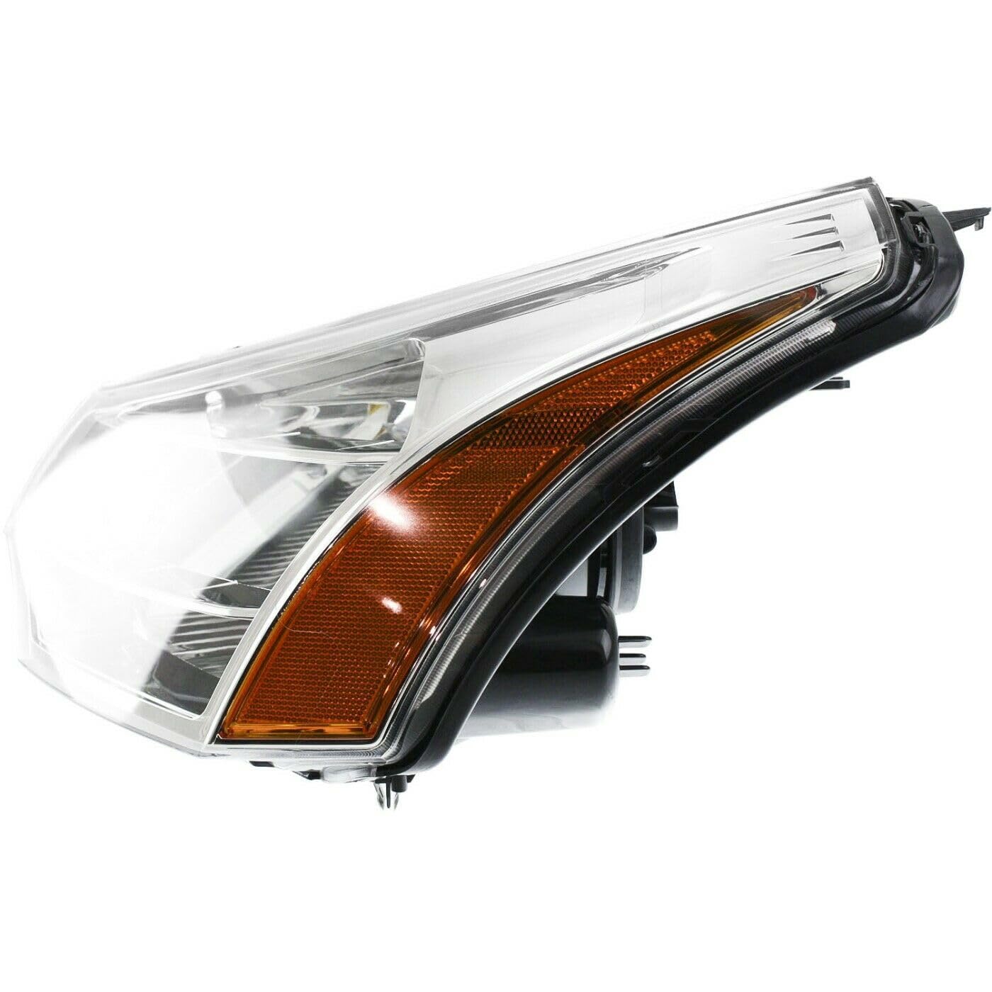Amazon.com: SIWOTED Headlight Fits Left Chrome Housing with Bulb 