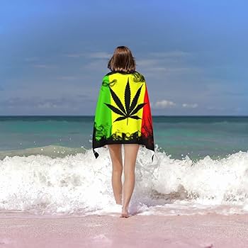 Amazon｜ラスタカラー マリファナ ジャマイカ ボブ・マーリー 葉