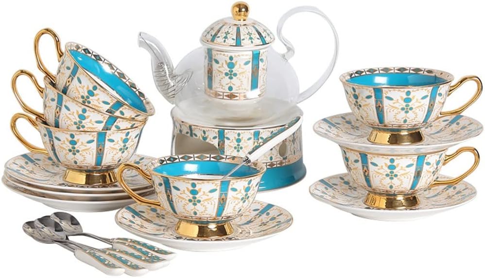 British Afternoon Tea Cup And Set, Household Flower And Fruit, Glass Teapot, Wedding Souvenir