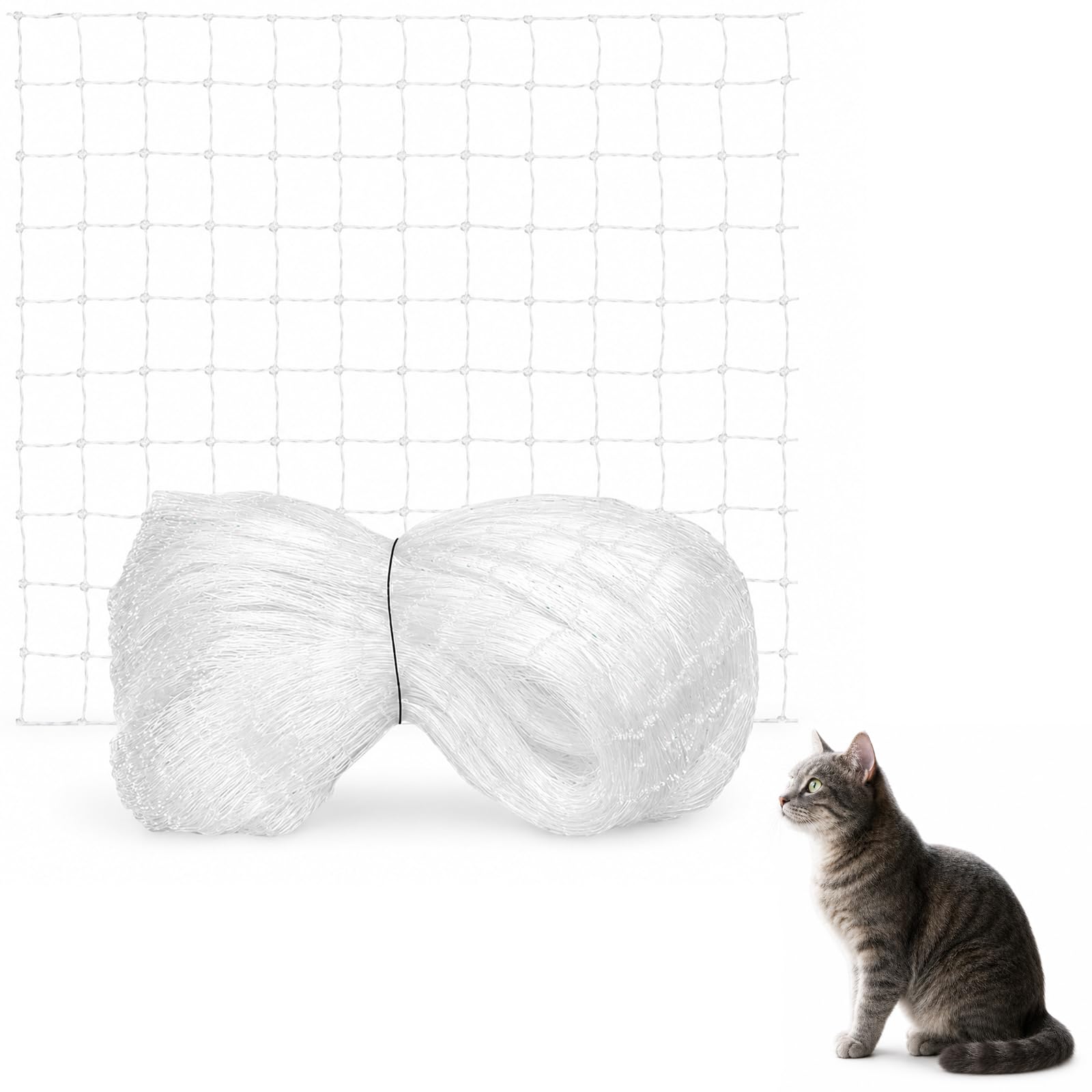 Dkweokk Cat Safety Net Transparent Anti Climb 3 x 5 m Nylon