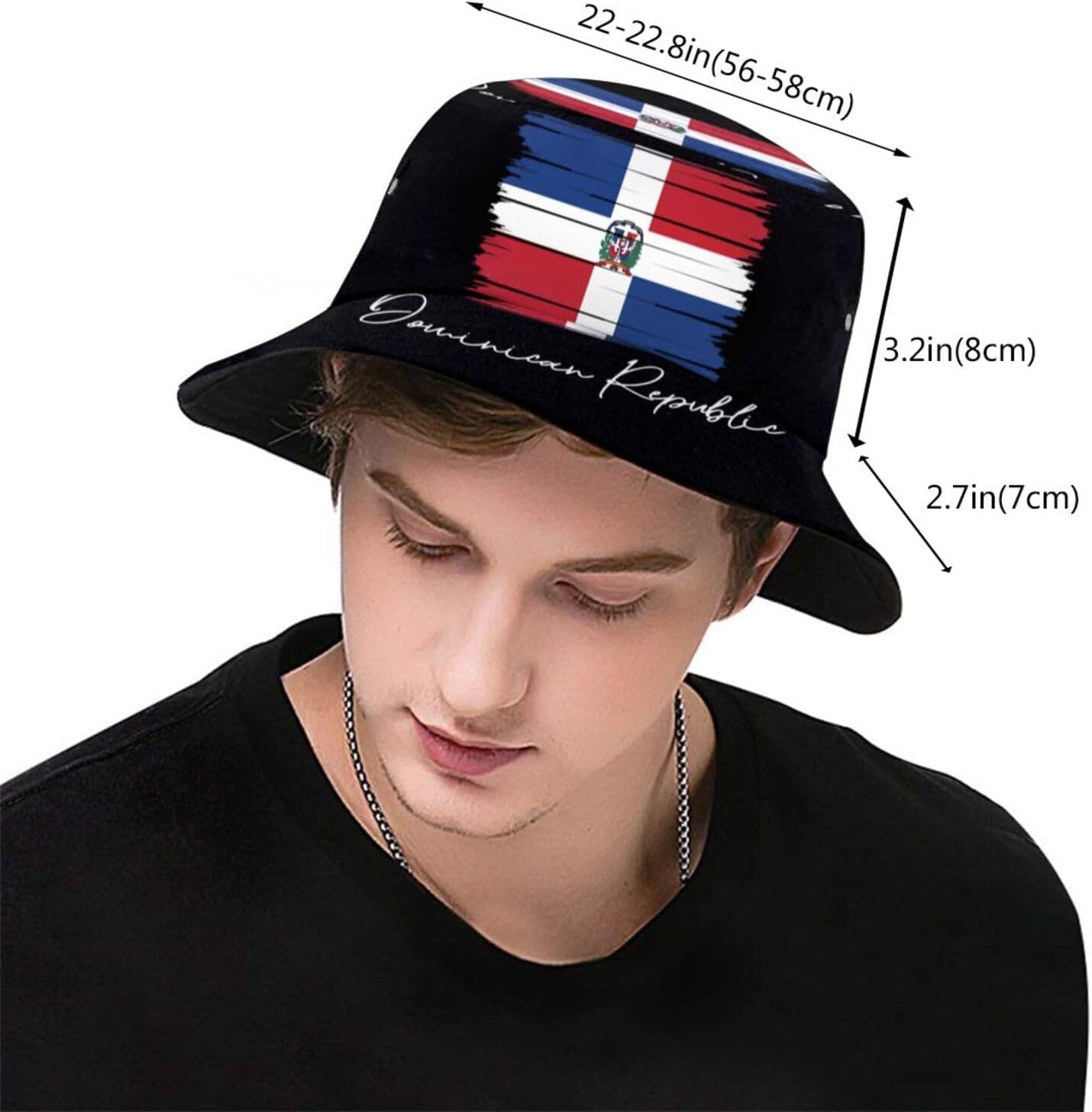 National Flag Pattern Bucket Hat Packable Summer Sun Hat Outdoor Beach Travel Fisherman Cap for Men Women - Image 3