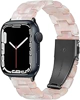 Vista 211 de Lightweight Resin Band For Apple Watch Series 11 10 SE 9 8 7 6 5 4 3 2 1 Ultra 3 2, Fashion Adjustable Replacement Strap for iWatch Bands 38mm 40mm