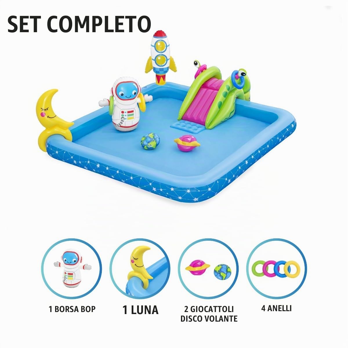 Bestway 53126 Piscina gioco per bambini Piccolo Astronauta