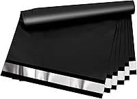 Vista 14 de Sobres de polietileno de 6 x 9 pulgadas, 100 piezas, sobres de correo de plástico morado con grosor de 2.4mil, bolsas de envío impermeables