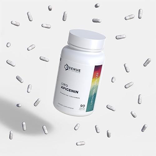 Miniatura 5 de Renue By Science Apigenina  Suplemento de apigenina liposomal de alta resistencia  90 cápsulas de apagenina  75 mg de apigenina por porción  Sin OMG