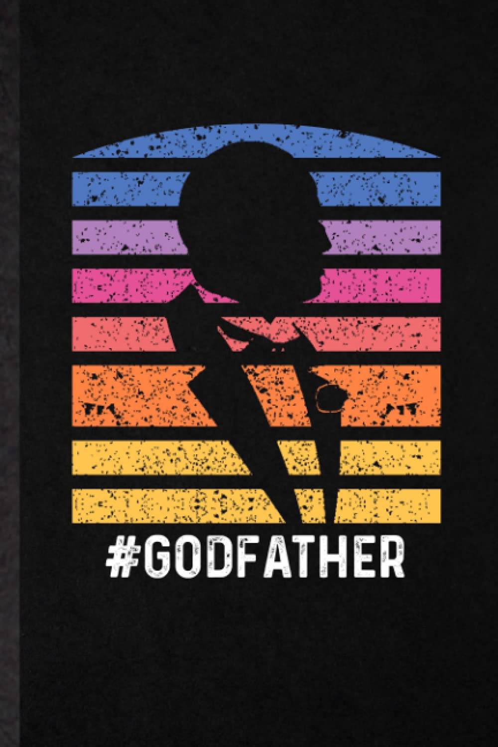 Godfather Blank Lined Journal Notebook College Ruled To Write. Personal Memory Book: Funny Vintage Godfather Gift for God Father Fan & Legend Marlon ... Souvenir Gift Idea. Retro Personalized Style