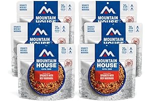 Mountain House Classic Spaghetti with Meat Sauce | Freeze Dried Backpacking Camping Food