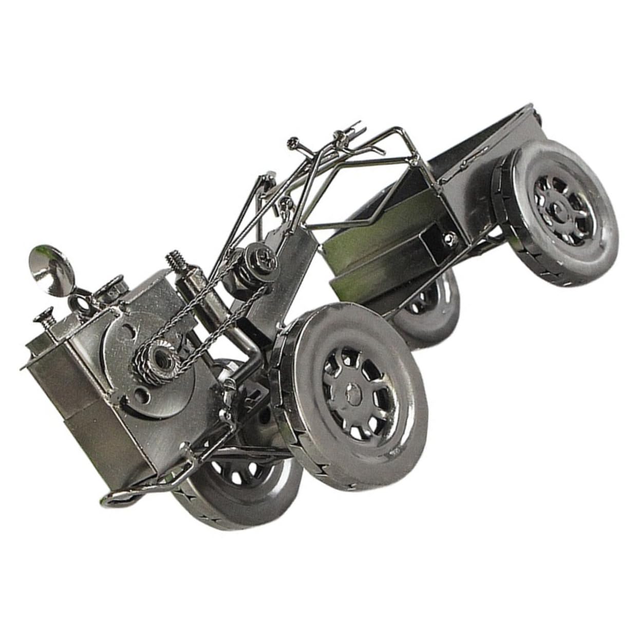 Vaguelly Traktor Modell Aus Retro Eisenbahn Deko Handgefertigtes Bauernhof Ornament Vintage Traktor Für Kreative Wohnraumgestaltung Als Oder Sammlerstück