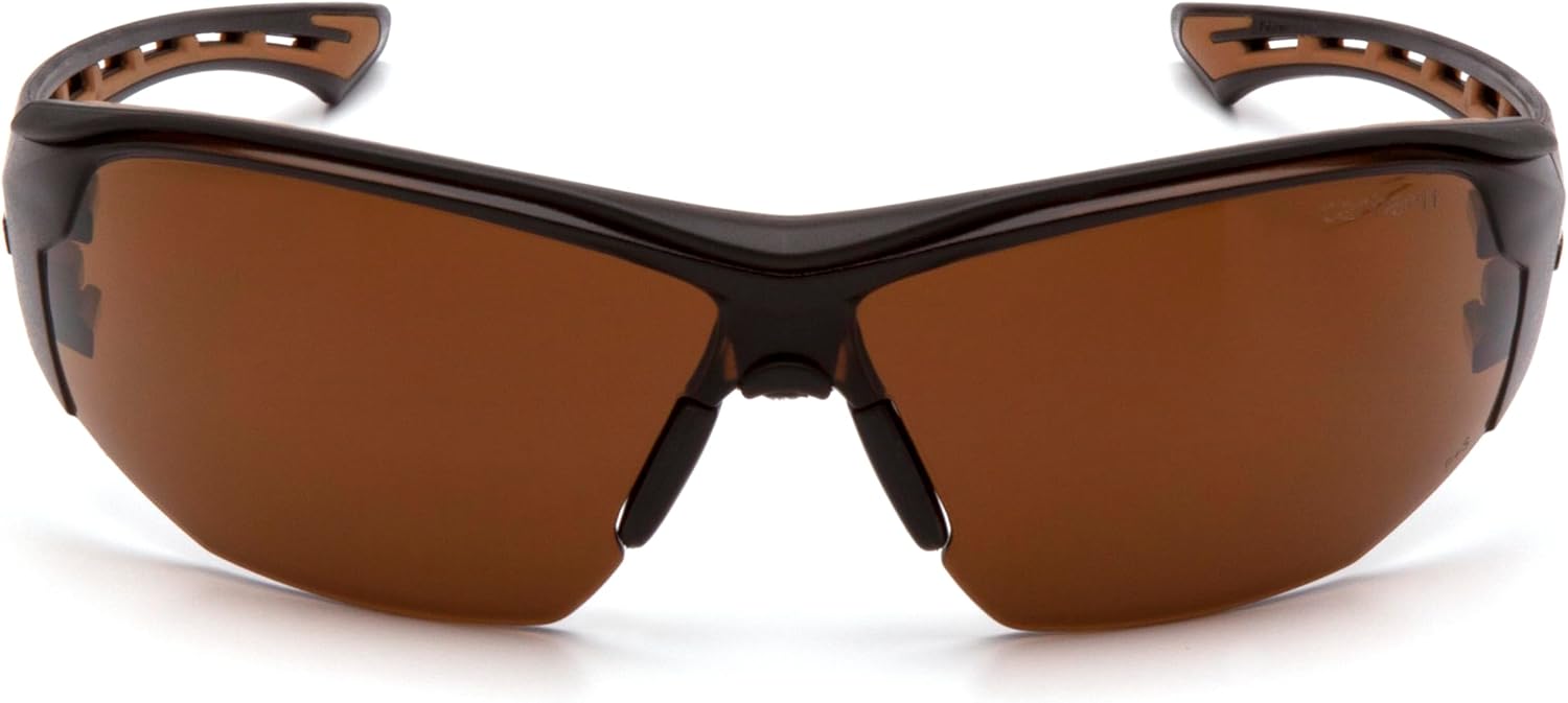 Carhartt Gear CHB818ST Easley™ Sandstone Bronze Anti-Fog Lens - One Size Fits All - Black/Tan - Image 2