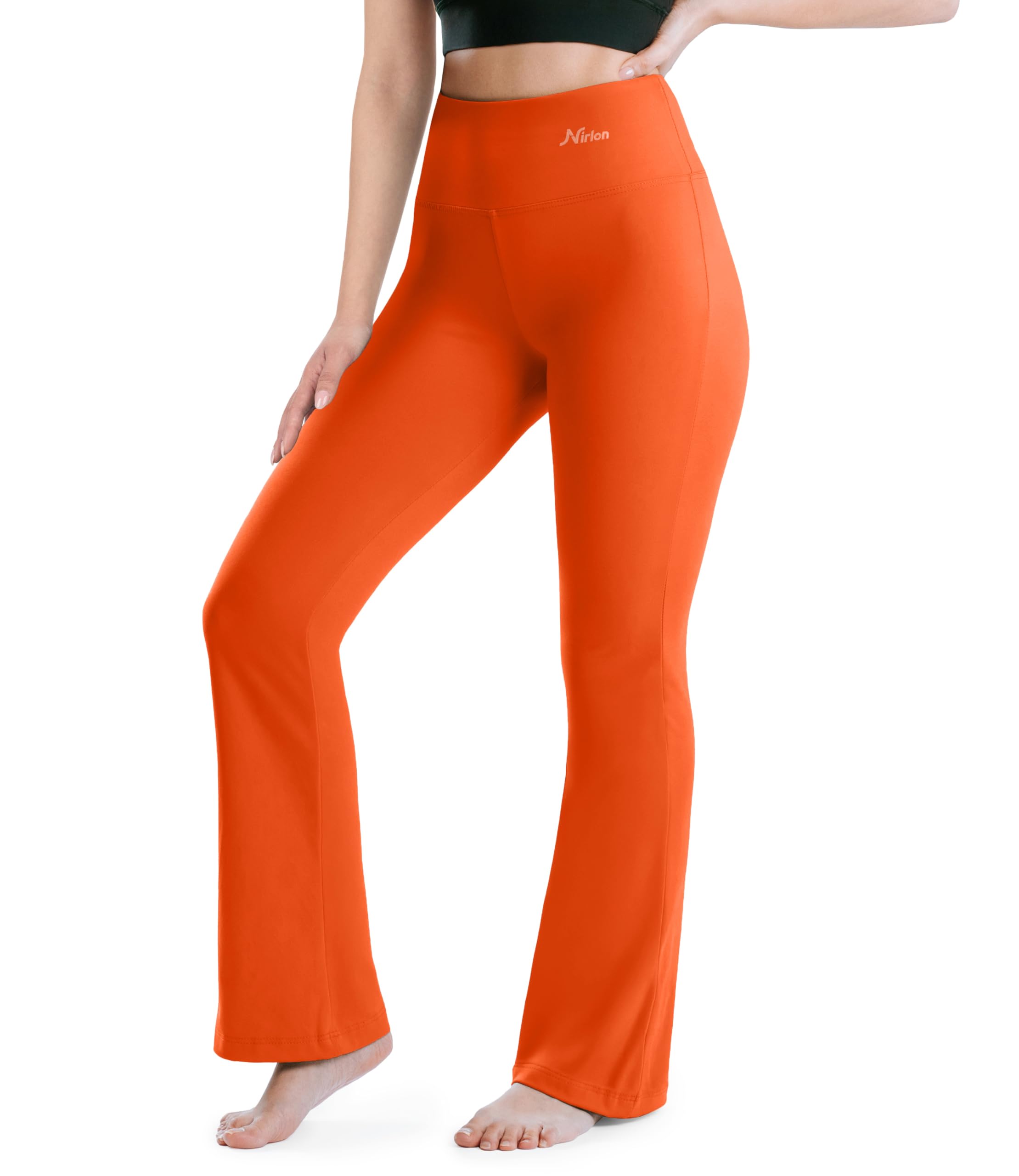 NirLUX Bootcut Yoga Pants - Soft Leggings for Women Regular & Plus Size Womens Leggings Tummy Control for Gym & Yoga (4 30