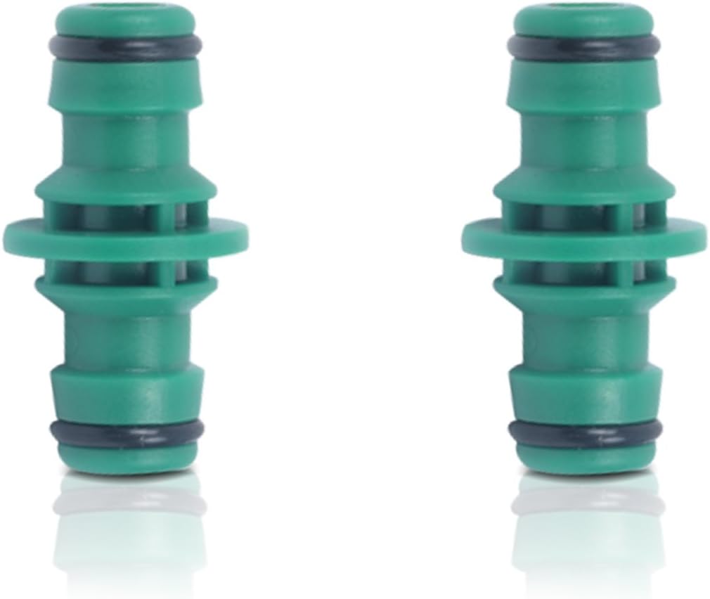 Pepper Agro Garden Watering Car Wash Hose Pipe Connector 2 Way Snap on Joiner - Set of 2