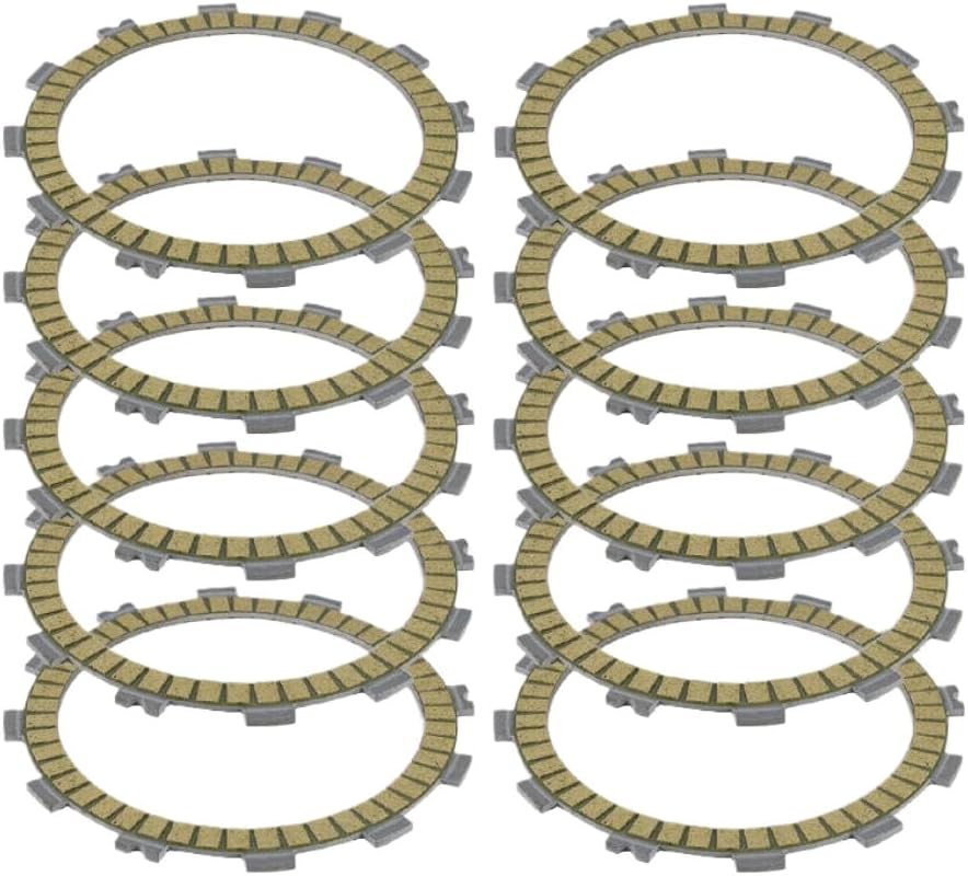 Clutch Friction Disc Plate Kit 40F00 40F10 40F20 Compatible With Automotive Motorcycle Parts GSXR1000 GSXR1000Z GSX-S1000 GSX-S1000F ABS 21441-40F00 21441-40F10 21441-40F20