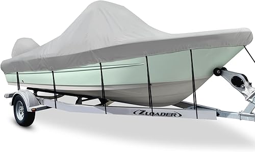 Fuprosico Cubierta de barco para consola central 900D mejorada de 20 a 22 pies, resistente e impermeable, para consola central y barco de 20 pies,