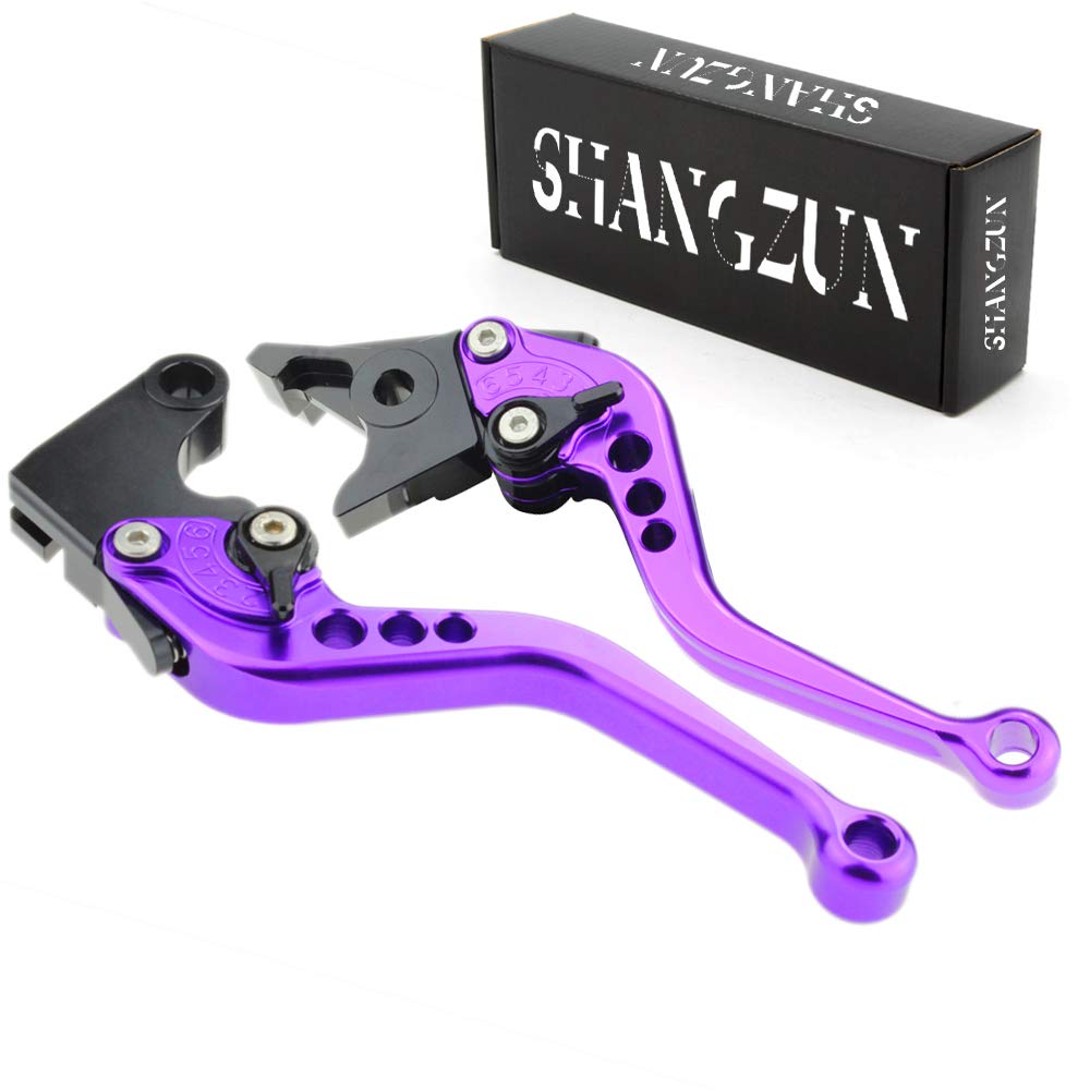 Fit Yamaha Blaster YFS200 2005-2006,Wolverine 350 2002-2005,Warrior YFM350 2002-2004,Raptor YFM660 2001-2004,YFM700 Raptor 700R 2000-2006 Motorcycle Adjustable Clutch Brake Levers