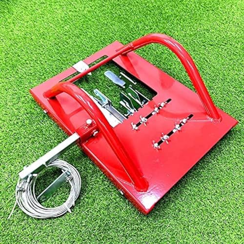 Herramienta de instalación de césped artificial, cortador de césped para un fácil mantenimiento, ideal para proyectos de césped sintético, cortador de línea para una configuración y cuidado eficientes