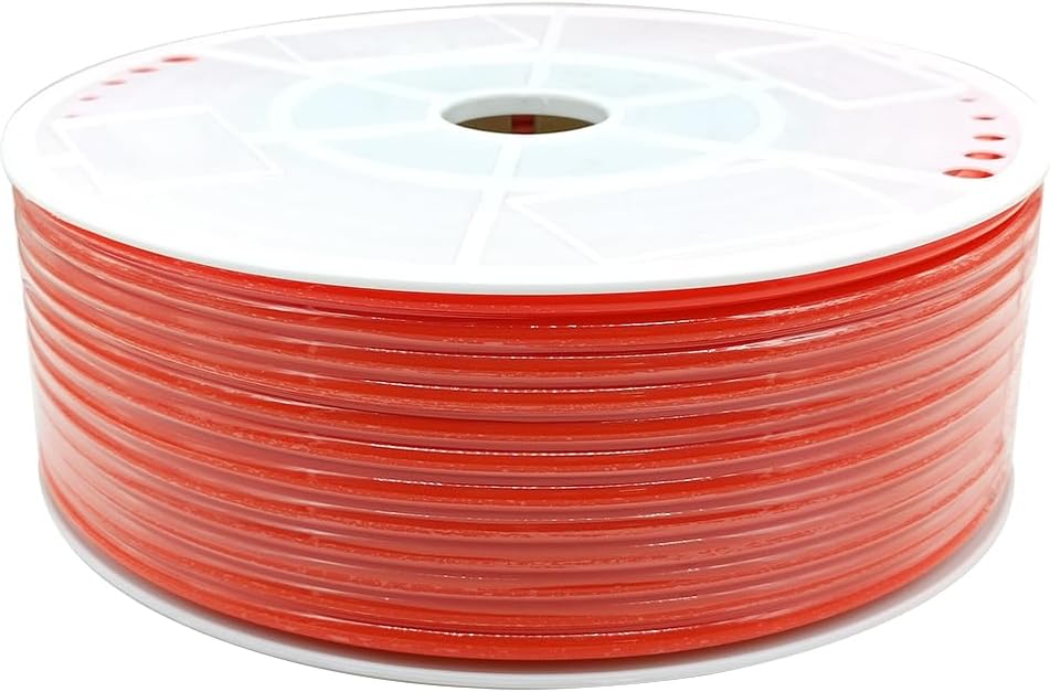 Pneumatic 1/4" OD Tubing 550Ft PU Air Tube Hose Pipe for Air Line or Water Transfer (Blue)