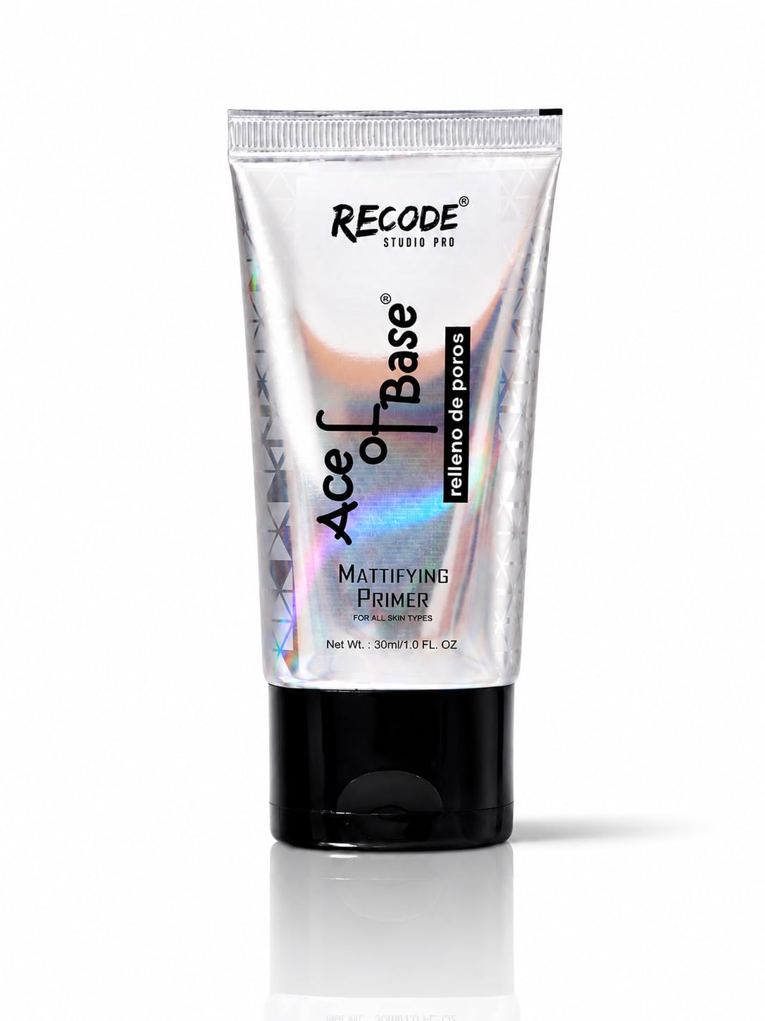Recode Makeup Ace of Base Primer for Oily & Dry Skin, Lightweight & Silky Smooth, Face Primer for Women & Girls, All Skin Types, 30ml