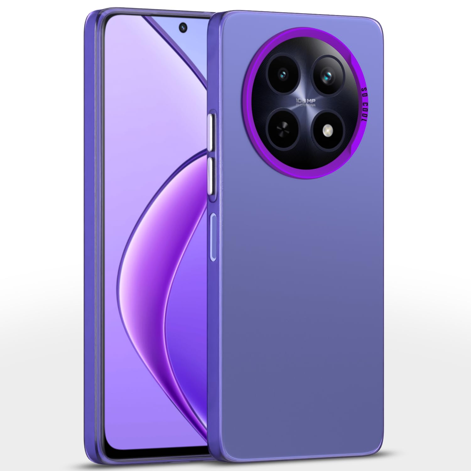 Pikkme Back Cover So Cool Anti-Fingerprint Matte Finish and Shockproof Hard Protection Bumper Case for Realme Narzo 70x 5G / N65 / Realme 13/12/12X 5G/C65 (Purple) (B0D8L96YG1) Amazon Price History, Amazon Price Tracker