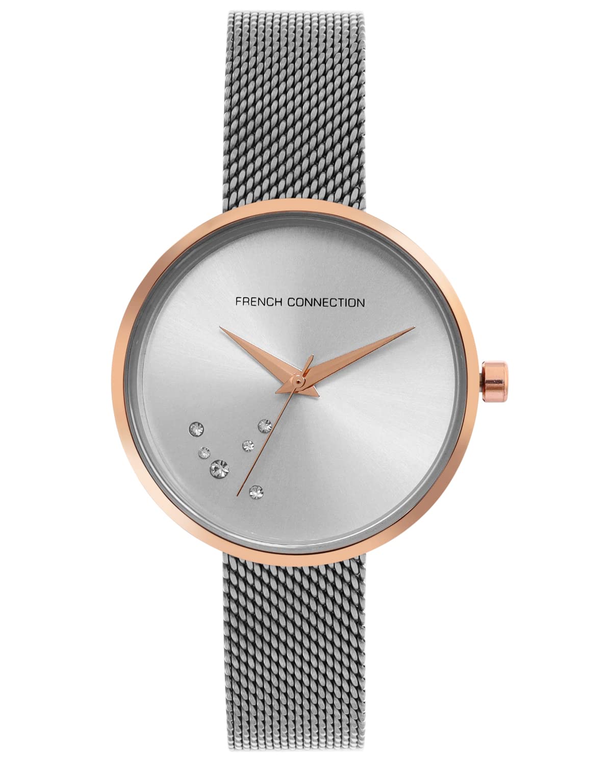 French Connection Analog Silver Dial Womens Watch-FCL23-E (B09RH4V87R) Amazon Price History, Amazon Price Tracker