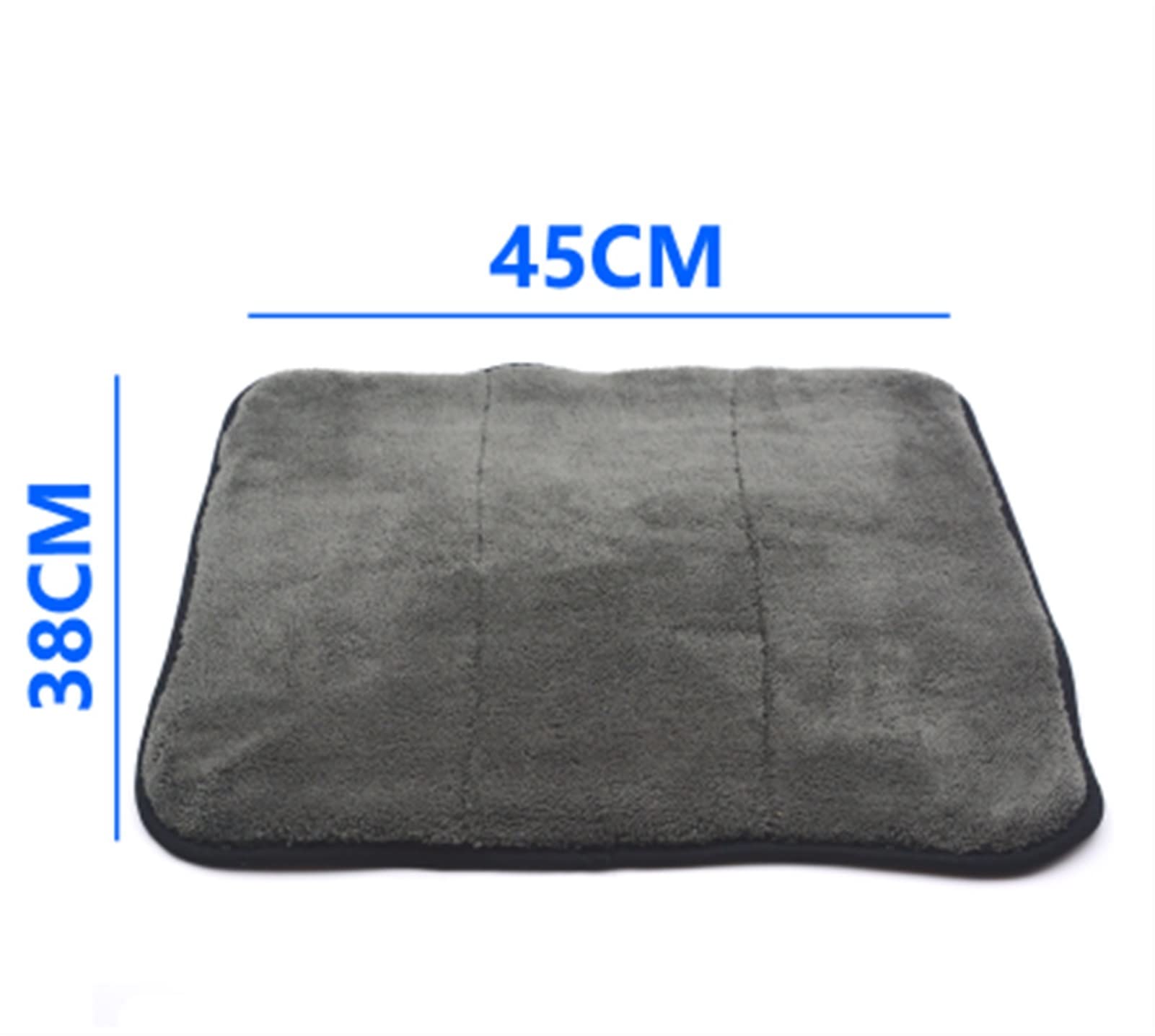 4 PZ 800GSM 45x38 cm Asciugamani in Microfibra Super Spessa Peluche Panni per La Pulizia Auto Auto in Microfibra Cera di Lavaggio Lucidatura Detailing Asciugatura di qualità