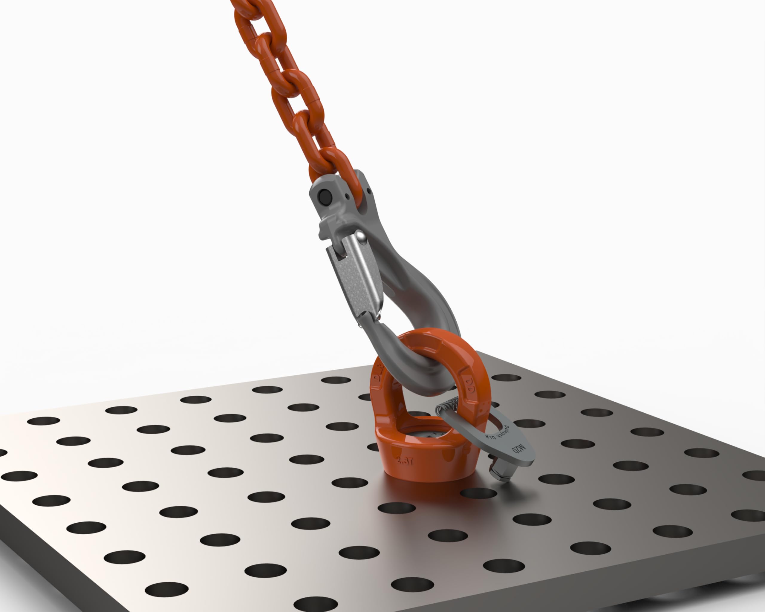 Dolezych Professionell - Vite ad anello con occhio DLR, capacità di carico 4500 kg, filettatura M30 x 45 mm