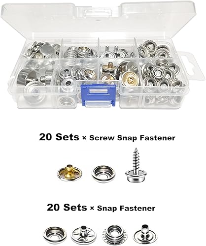 Miniatura 6 de RAYDOTOL - Herramienta de instalación a presión, juego de herramientas de cierre a presión de alta resistencia, alicates de cierre a presión con 40