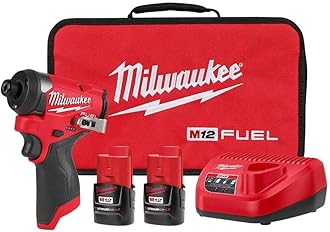 Electric - M12 Fuel. 1/4 HEX Impact Driver KIT