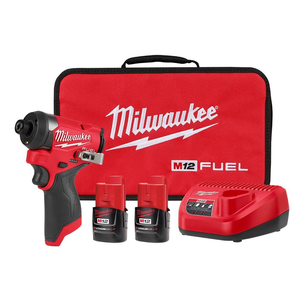 Electric - M12 Fuel. 1/4 HEX Impact Driver KIT