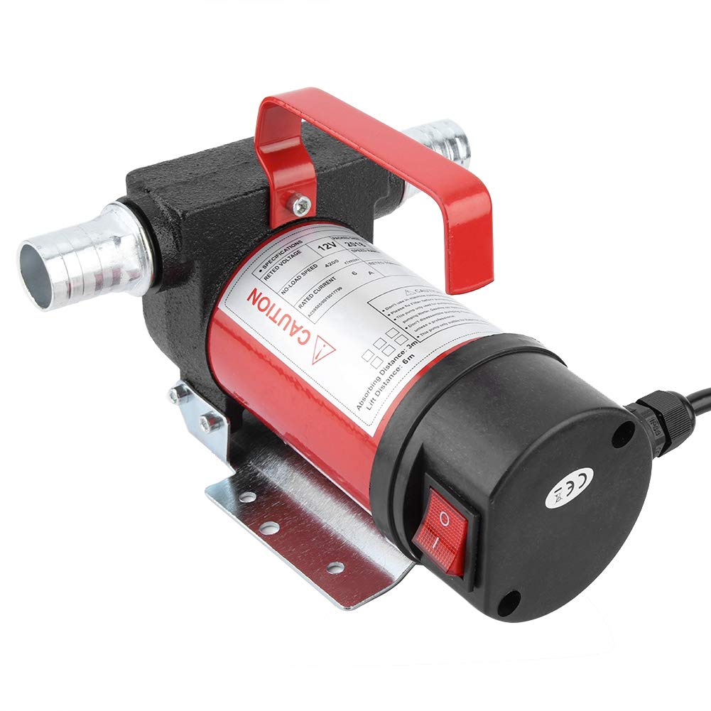 lyrlody Bomba de Aceite de Aspiración DC 12V 160W, Bomba Extractora de Aceite Eléctrica Bomba de Transferencia de Aceite y Diésel Directa por Minuto 40L con Filtro, Nivel de Protección Hasta IP55