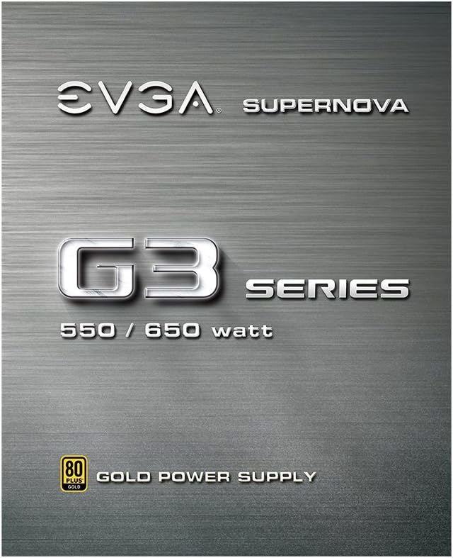 EVGA SuperNOVA 550 G3, 80 Plus Gold 550W Fully Modular Power Supply with Eco Mode and New HDB Fan thumbnail 2