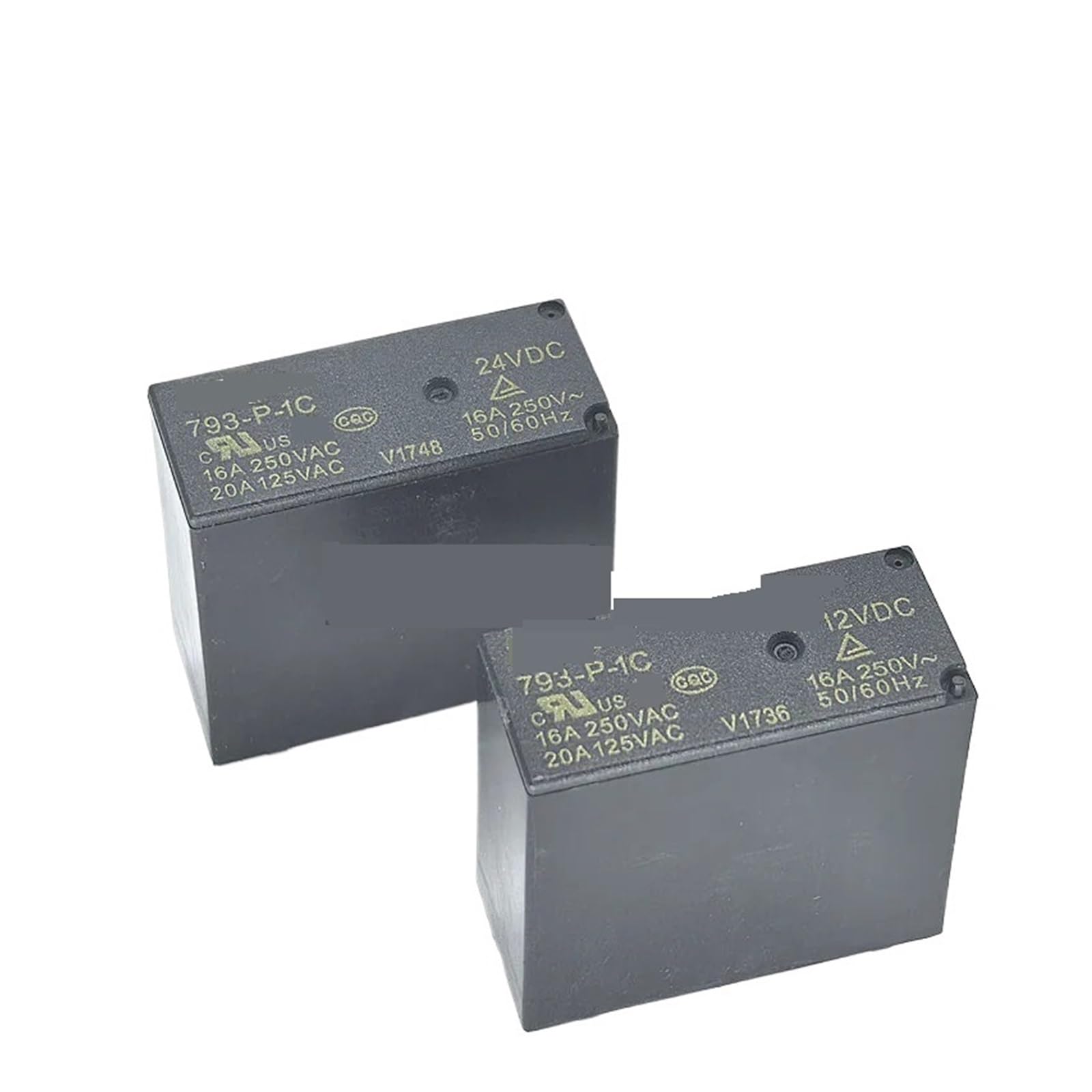Relais 793-P-1C-12VDC Song Chuan 16A 8 broches pour circuits imprimés
