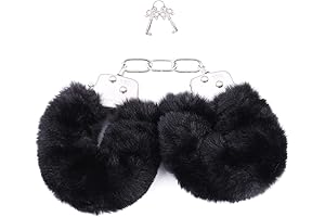 Fluffy Metal Handcuffs with 2 Keys