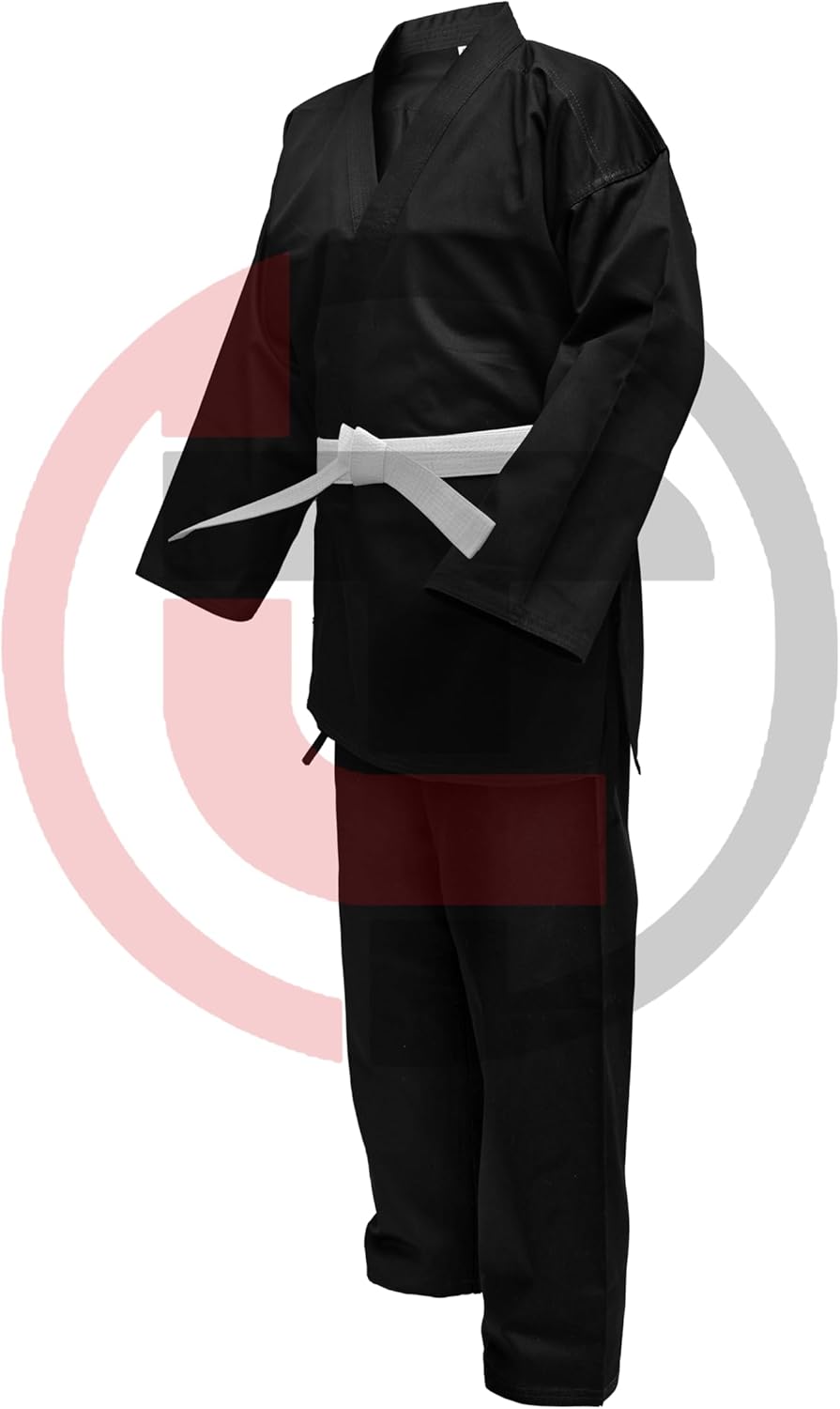 Karate Uniform for Kids & Adults Lightweight Student Karate Gi Martial Arts Uniform Set with Free Karate Belt