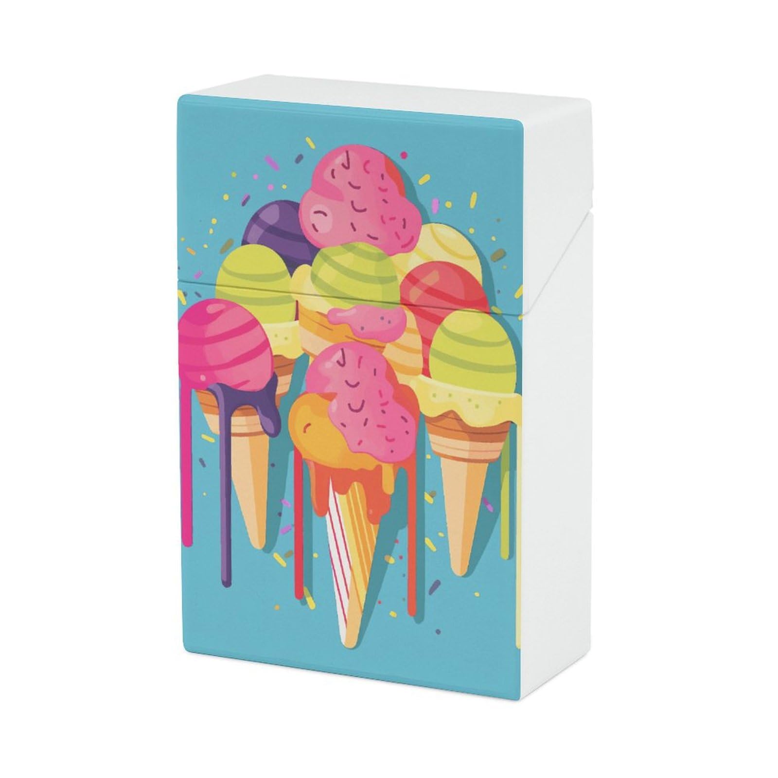 cigarettes ice cream Amazon.com: Colorful Ice Cream Cigarette Case for King Size Retro Holder  Case with Exquisite Carved Patterns Box 20 Regular Size Cigarettes : Health  & Household