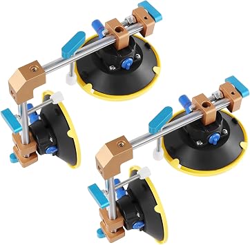 Generic 2 Pack 90 Degree Seamless Seam Setter with Suction Cup for Granite
