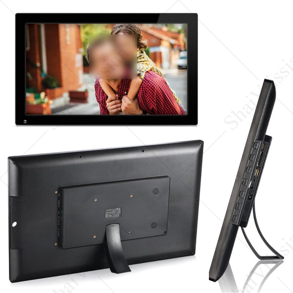 Pantalla Publicidad Digital,Multifuncional,Menú LED,Función De Reloj,Altavoces Estéreo,Brillo 300 CD/M²,para Restaurante para Reproducir Videos/Imágenes 27"