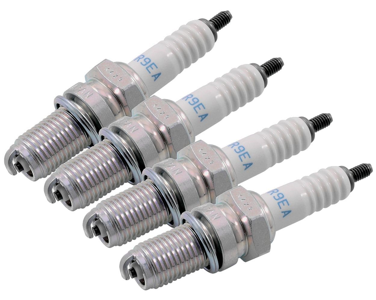 4x Zündkerze 4 Stück NGK DR9EA kompatibel mit Kawasaki Moto Guzzi BJ EN 250 ER GPX