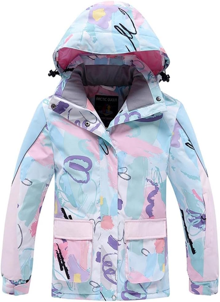 Gilrs Skiing Suits Kids Ski Sets Winter Waterproof Windproof Kids Ski Jacket Outdoor Warm Hooded Snowboard Sports Suits