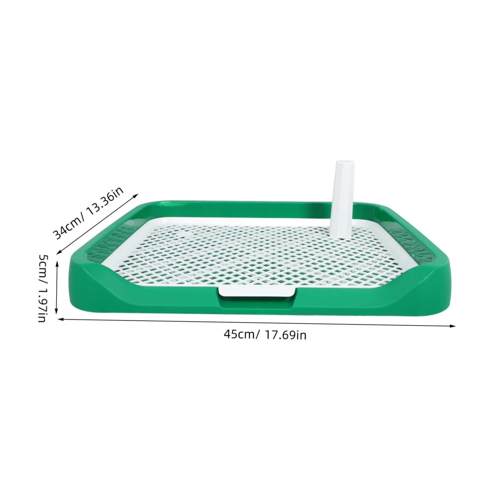 SUPVOX Versatile Indoor Dog Toilet Tray Capacity Pee Holder for Dogs Easy to Clean Potty Tray for Puppy Training Multi Functional Dog Potty