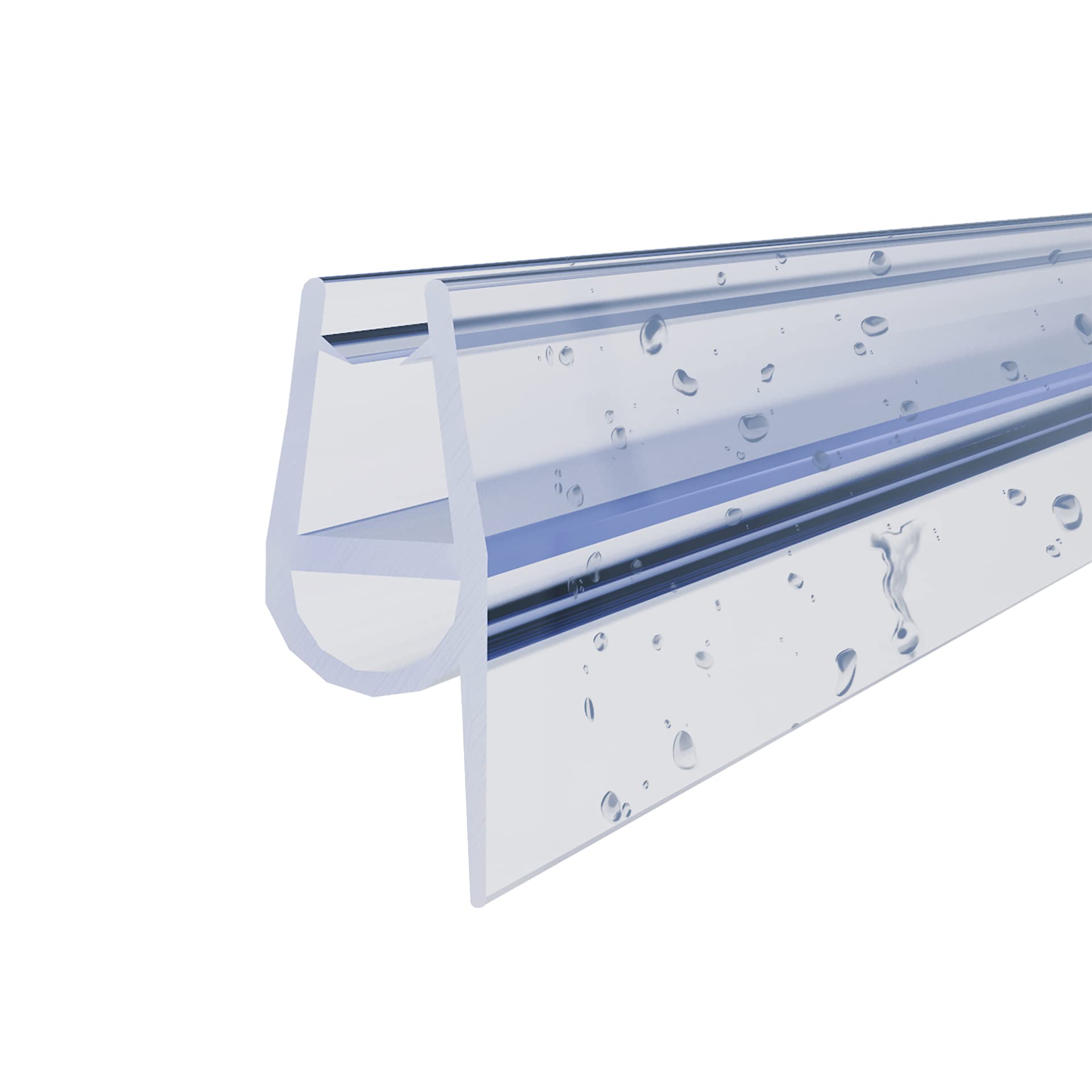 WITEN&NOCK Duschtürdichtung 2x200 cm Für 5mm 6mm Glasstärke Dichtung für Dusche Universelle Duschtürdichtung Wasserabweisende Ersatzdichtung