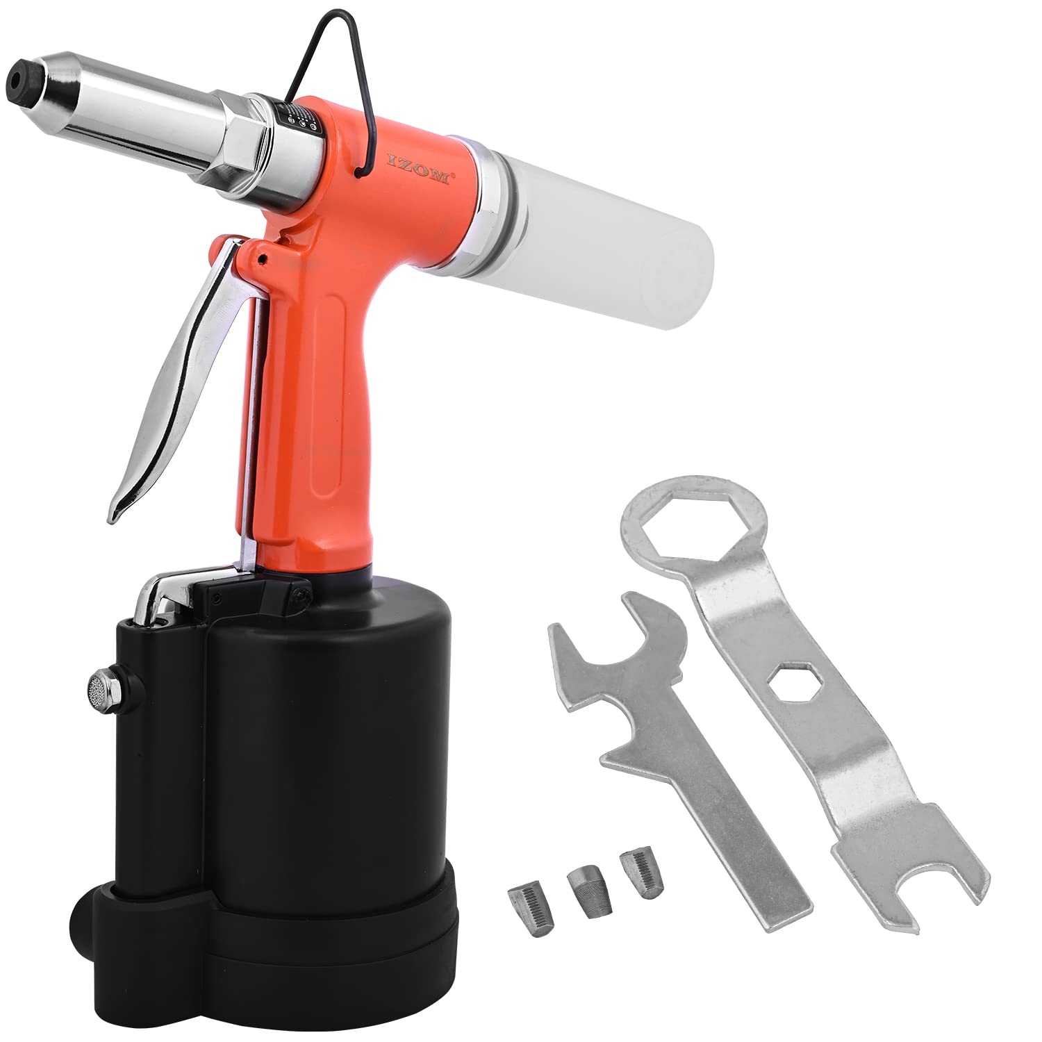 IZOM IZ-6017 Pneumatic POP Rivitter (3.2mm, 4.00mm, 4.80mm & 6.4mm ...