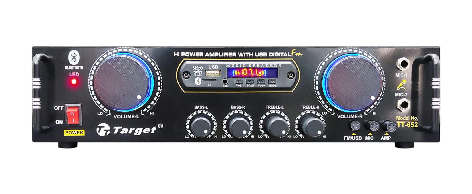 Buy TARGET TT 652 HIGH POWER METAL TRANSISTOR STEREO AMPLIFIER WITH