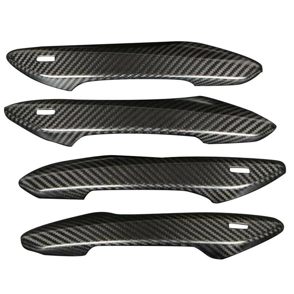 SXQPOCAR Car Exterior Door Handle Cover Trim Kit for Lexus RX350 RX450h RX200t RX350hL RX450hL NX200t NX300 NX300h Carbon Fiber Style Replacement Parts