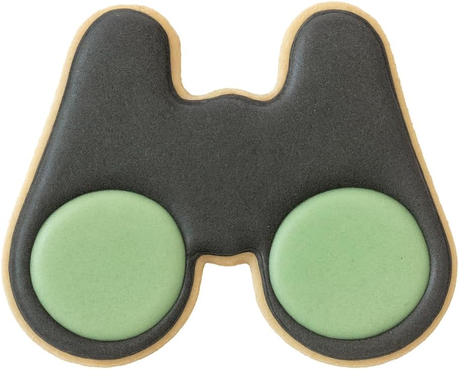 Hunting Binoculars Cookie Cutter with Easy Push Design (4 inch) image 5